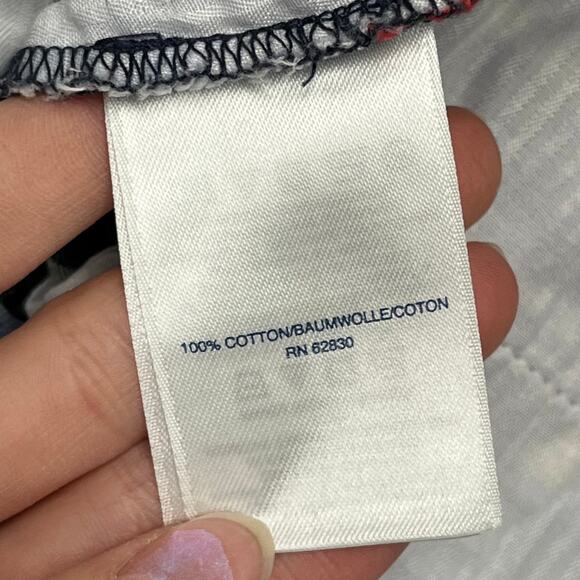 Lands End Shorts Blue Yellow Mens 32 Traditional‎ Fit Madras Plaid Flat Front - Picture 4 of 10